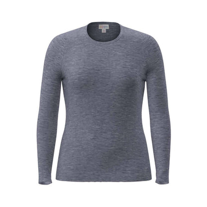 LuLaRoe Essential Long Sleeve Top Solid Heather Gray - color and pattern reference 286403