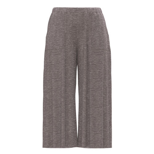 Gray taupe wide-leg pants on a white background
