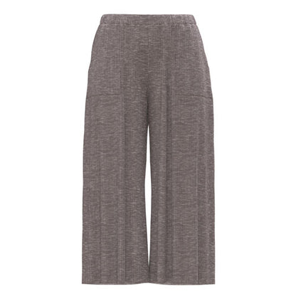 Gray taupe wide-leg pants on a white background