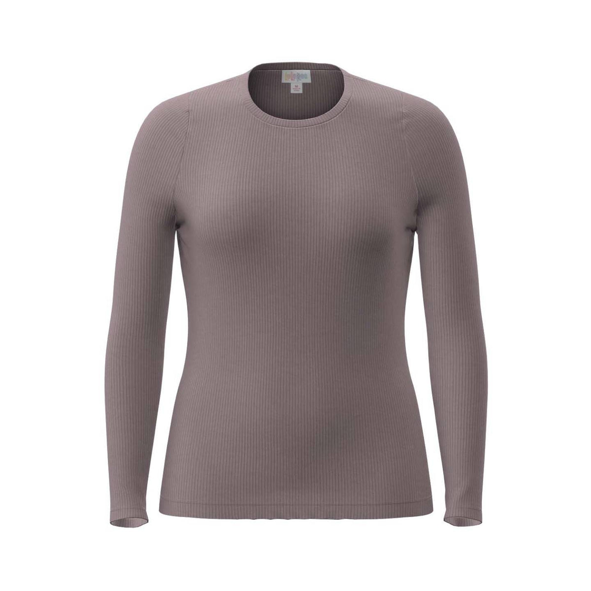LuLaRoe Essential Long Sleeve Top Solid Taupe - color and pattern reference 286399