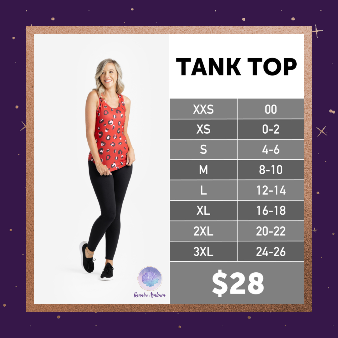 LuLaRoe LuLaRoe Tank Top - Golden Bloom Garden 
