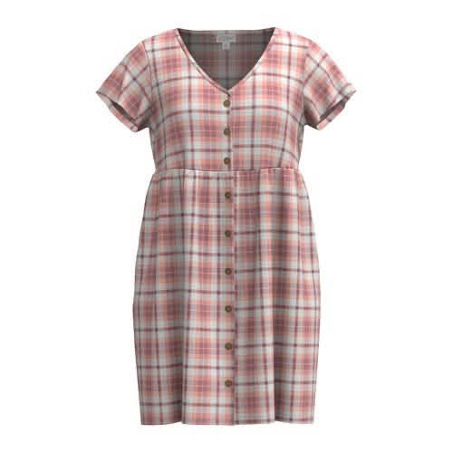 LuLaRoe LuLaRoe Heidi Dress - Blush Petal Plaid 