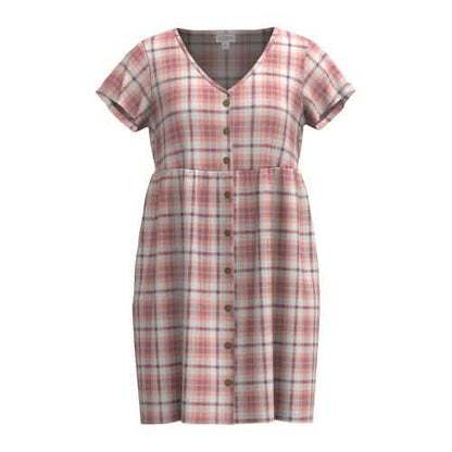 LuLaRoe LuLaRoe Heidi Dress - Blush Petal Plaid 
