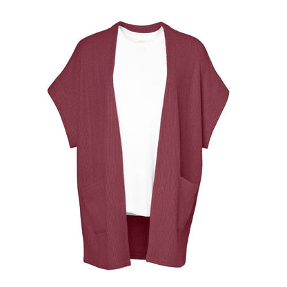 LuLaRoe Jimae Sweater Cardigan - Solid Mulberry
