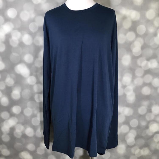 LuLaRoe Hudson Long Sleeve - Solid Navy 