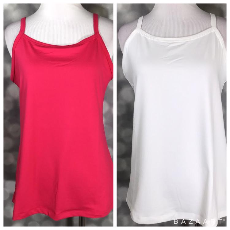Cami - Raspberry Fuchsia and Solid White Brushed DTY
