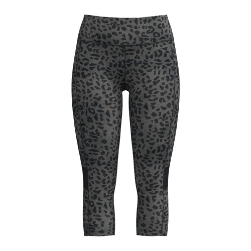 LuLaRoe LuLaRoe RISE Fearless Crop Legging - Graphite Wildcat 