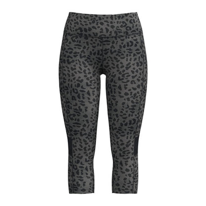 LuLaRoe LuLaRoe RISE Fearless Crop Legging - Graphite Wildcat 