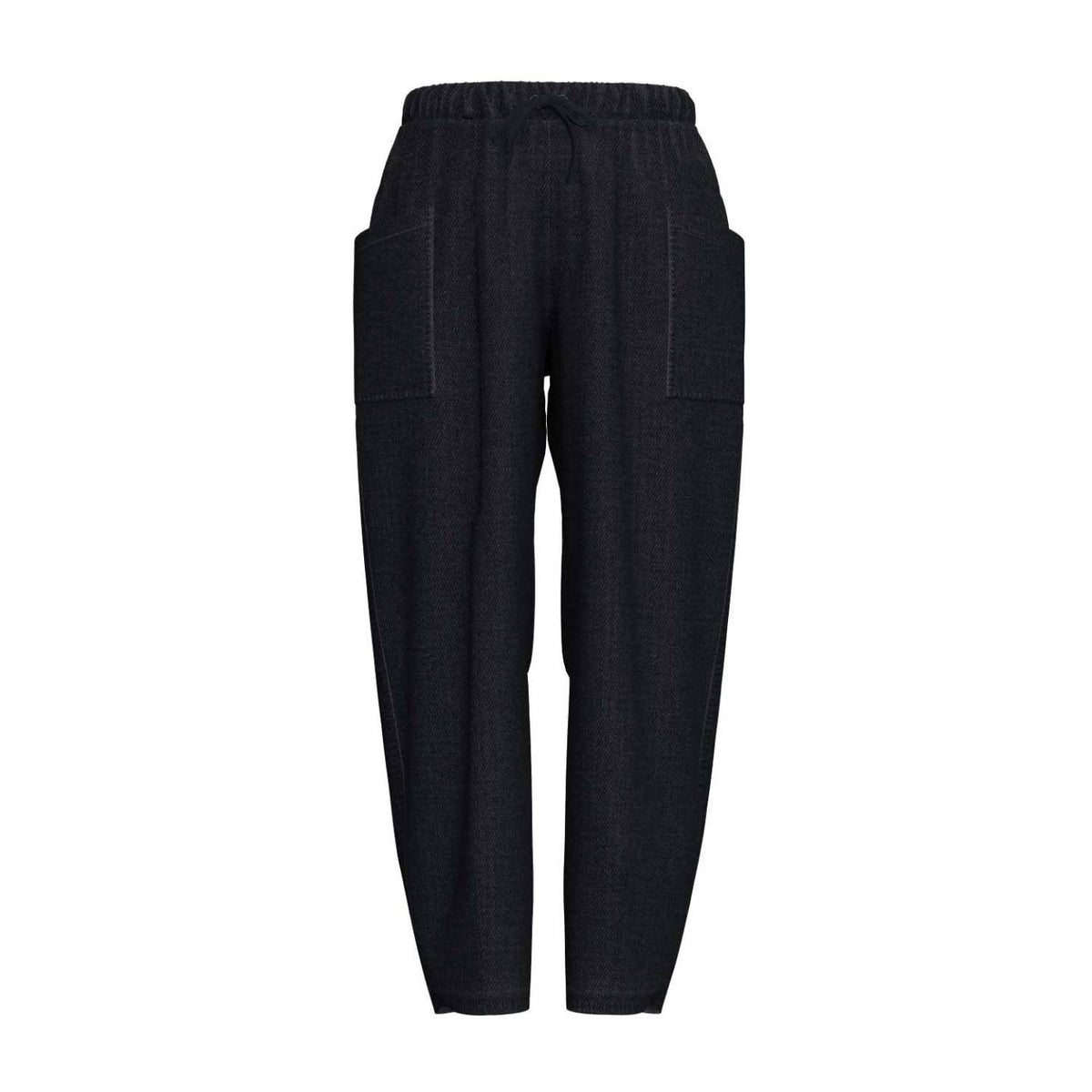 LuLaRoe Brindley Black wash women's barrel-leg pull-on pants - product photo 2
