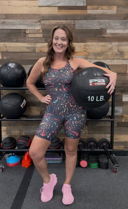 LuLaRoe LuLaRoe Rise Dynamic Tank - Midnight Mirage 