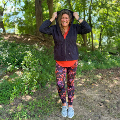 LuLaRoe Halloween 2025 - Leggings - Midnight Roses & Skulls
