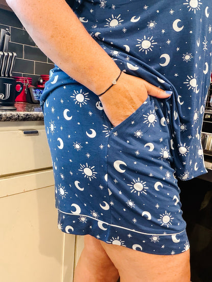 LuLaRoe Candy PJ Set - Midnight Moonlight