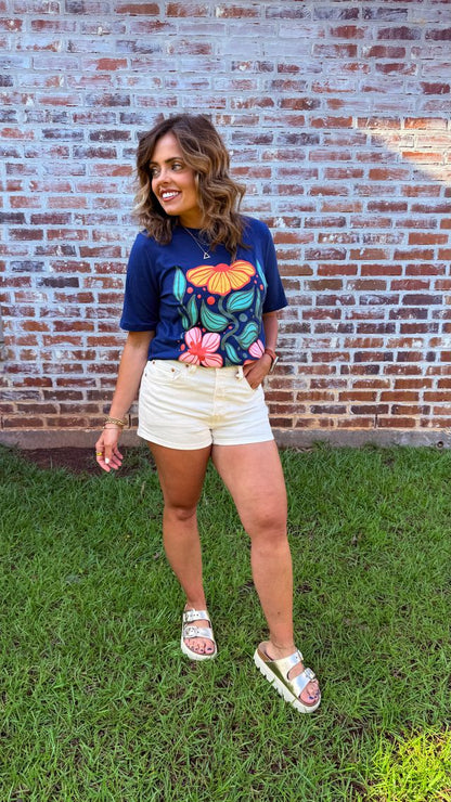 LuLaRoe Rivkah Top - Coastal Bloomscape
