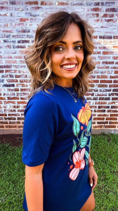 LuLaRoe Rivkah Top - Coastal Bloomscape