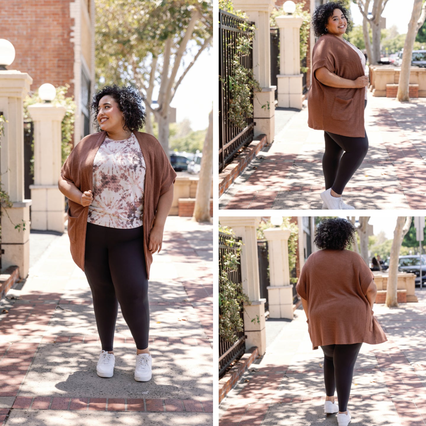 LuLaRoe Jimae Sweater Cardigan - Solid Cinnamon Brown