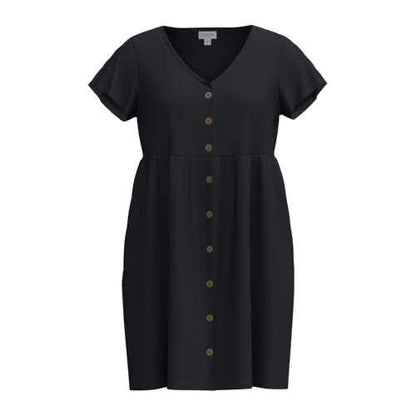 LuLaRoe LuLaRoe Heidi Dress - Solid Classic Black 