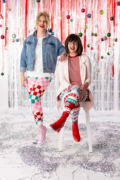 LuLaRoe Holiday Leggings - Holiday Checkmate