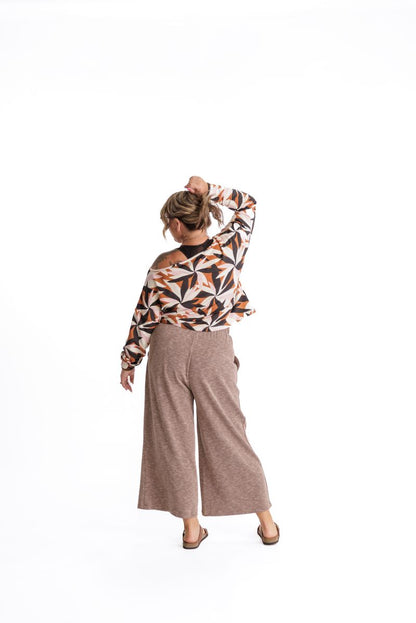LuLaRoe Justine Pant - Solid Cocoa Truffle