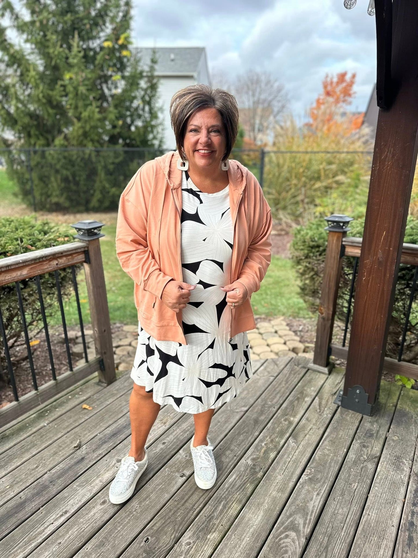 LuLaRoe Essential Zip Hoodie - Solid Cork Tan