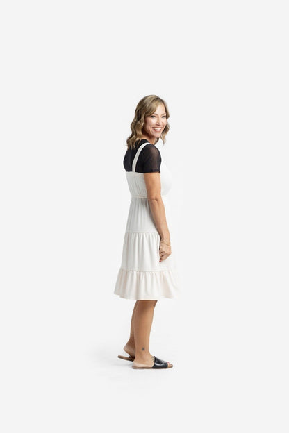 LuLaRoe Amanda Dress – Solid Soft Ivory