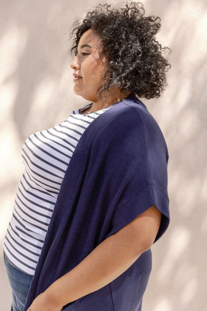 LuLaRoe Jimae Sweater Cardigan - Solid Deep Navy Blue