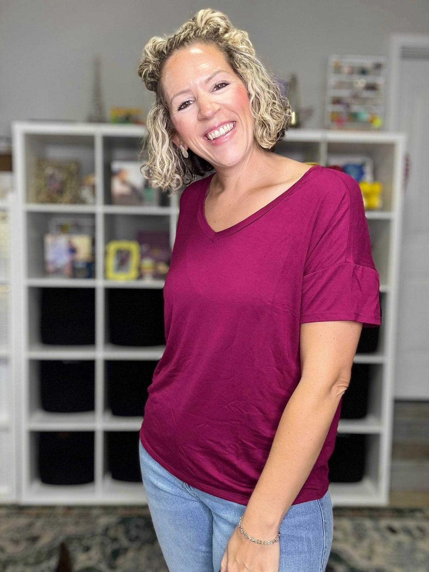 Lisa - Solid Magenta DK