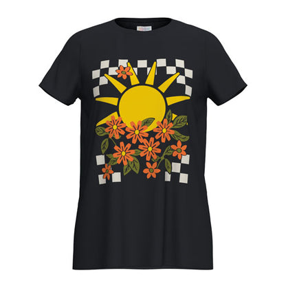 LuLaRoe Rivkah Top - Checkered Sunshine