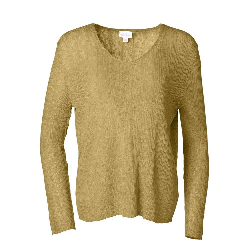 LuLaRoe Maggie Textured Knit Top - Solid Olive Green