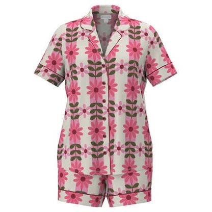 LuLaRoe Candy PJ Set - Pink Daisy Parade