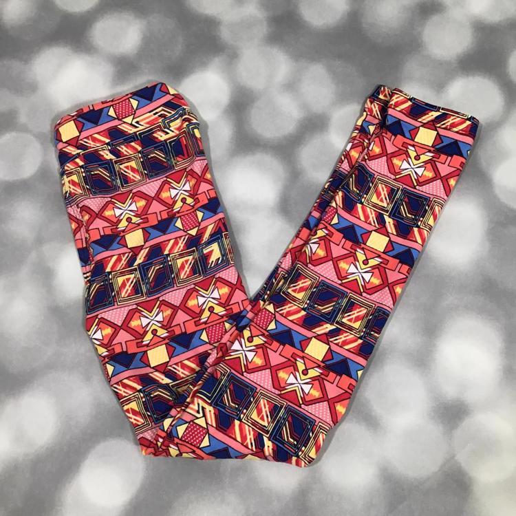 LuLaRoe Single Print - Leggings - Geometric Carnival 