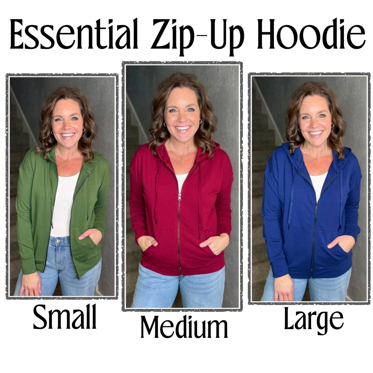 LuLaRoe Essential Zip Hoodie - Solid Lilas Mauve