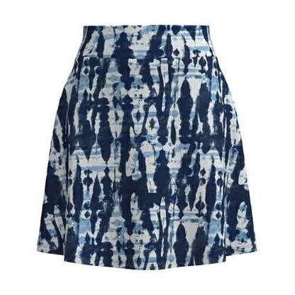 LuLaRoe LuLaRoe Eileen Skort - Indigo Shibori Drift 