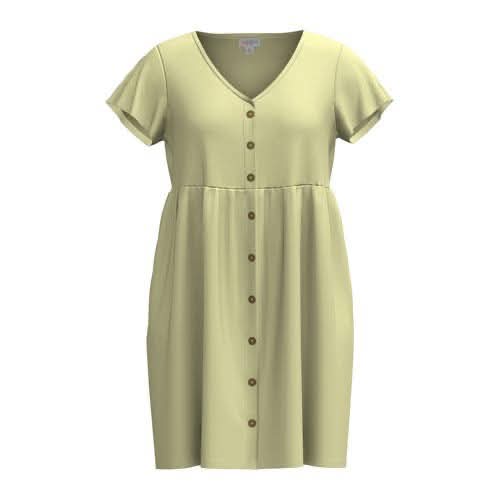LuLaRoe LuLaRoe Heidi Dress - Solid Sunlit Buttercream 