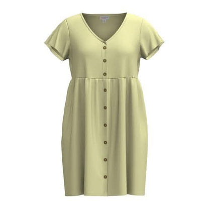 LuLaRoe LuLaRoe Heidi Dress - Solid Sunlit Buttercream 