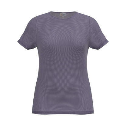 Solid Purple mesh  t-shirt on a white background