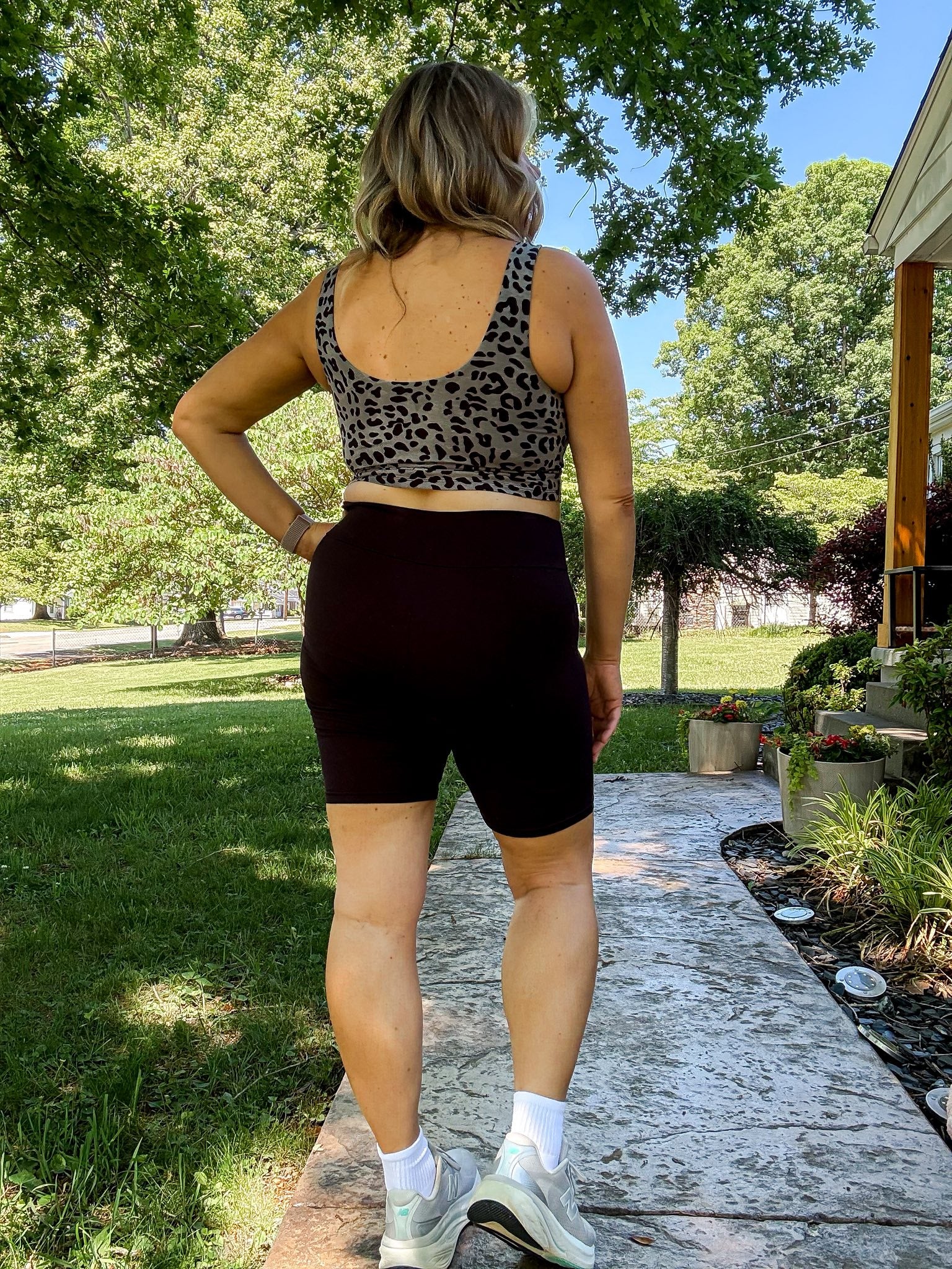 LuLaRoe LuLaRoe RISE Resilient Cami Bralette - Graphite Wildcat 