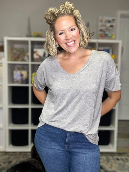 Lisa - Solid Heather Gray