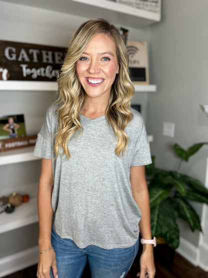 Lisa - Solid Heather Gray