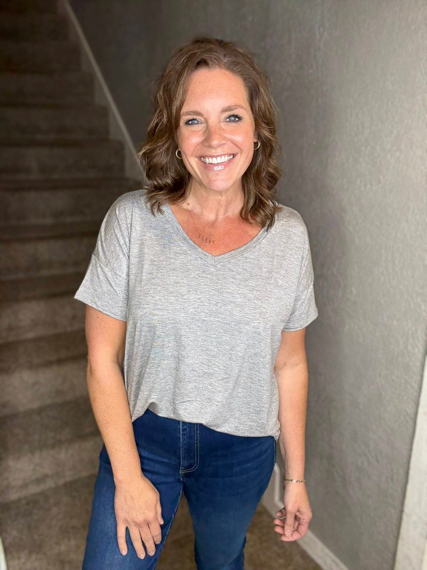 Lisa - Solid Heather Gray