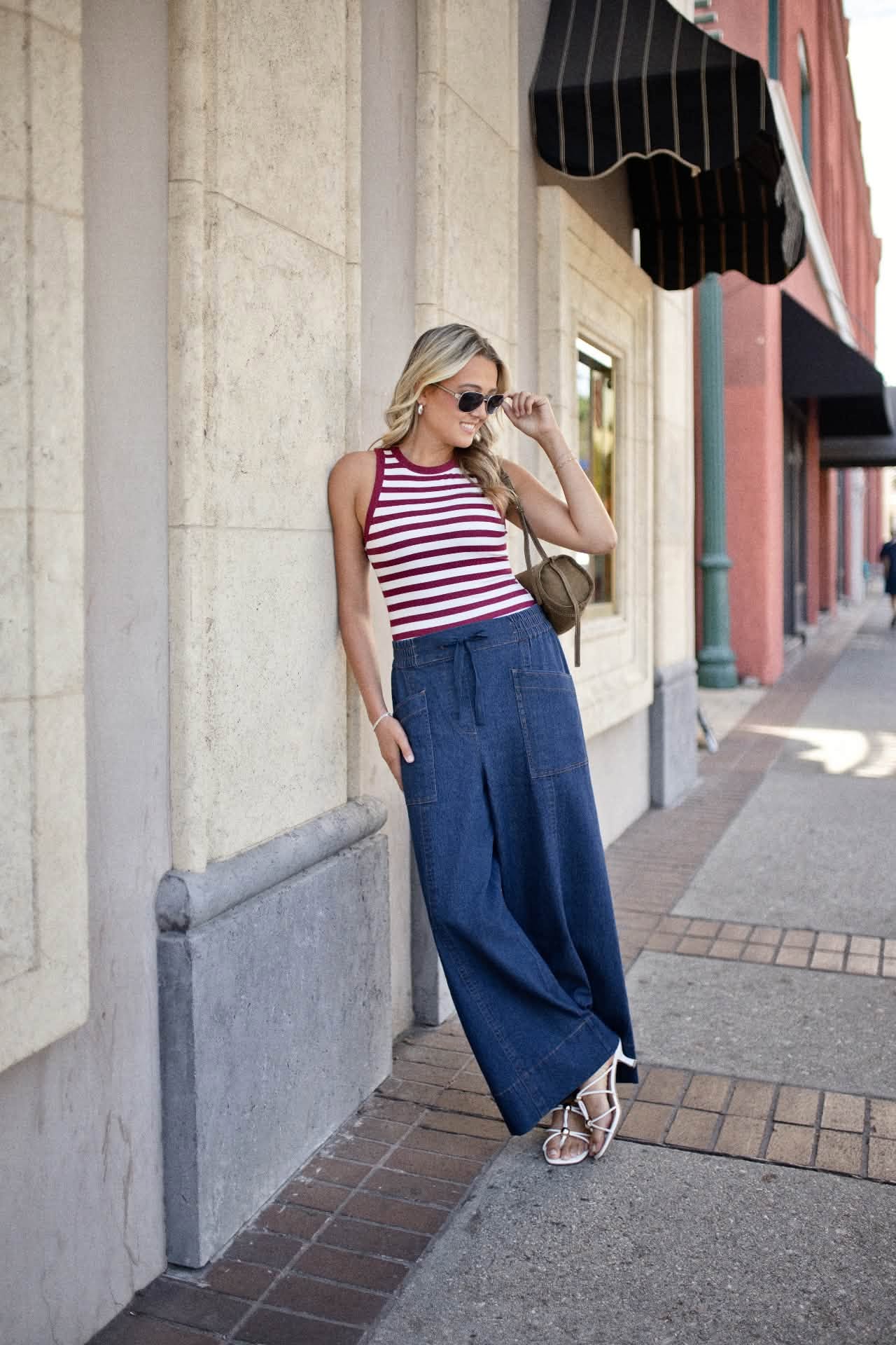 LuLaRoe Pull-On Patch Pocket Pant - Indigo Wash