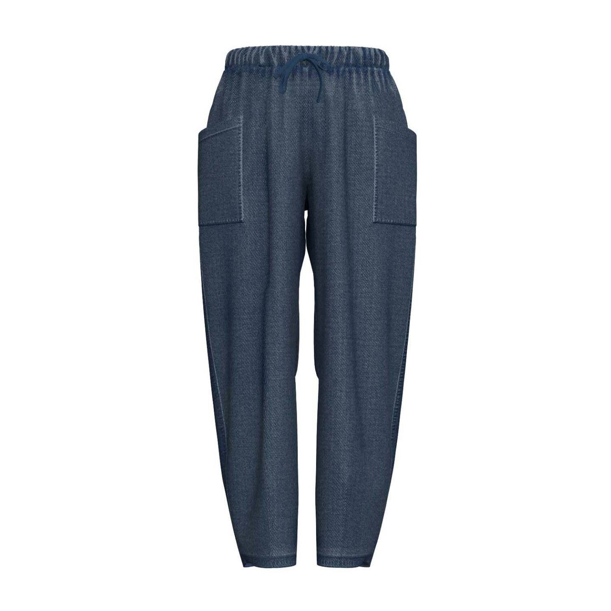 LuLaRoe Brindley Light wash women's barrel-leg pull-on pants - product photo 2