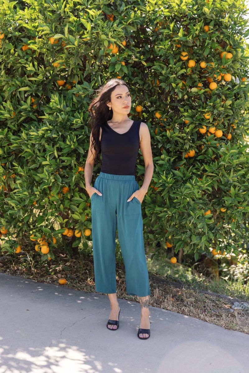 LuLaRoe Justine Pant Teal Wide Leg Pants