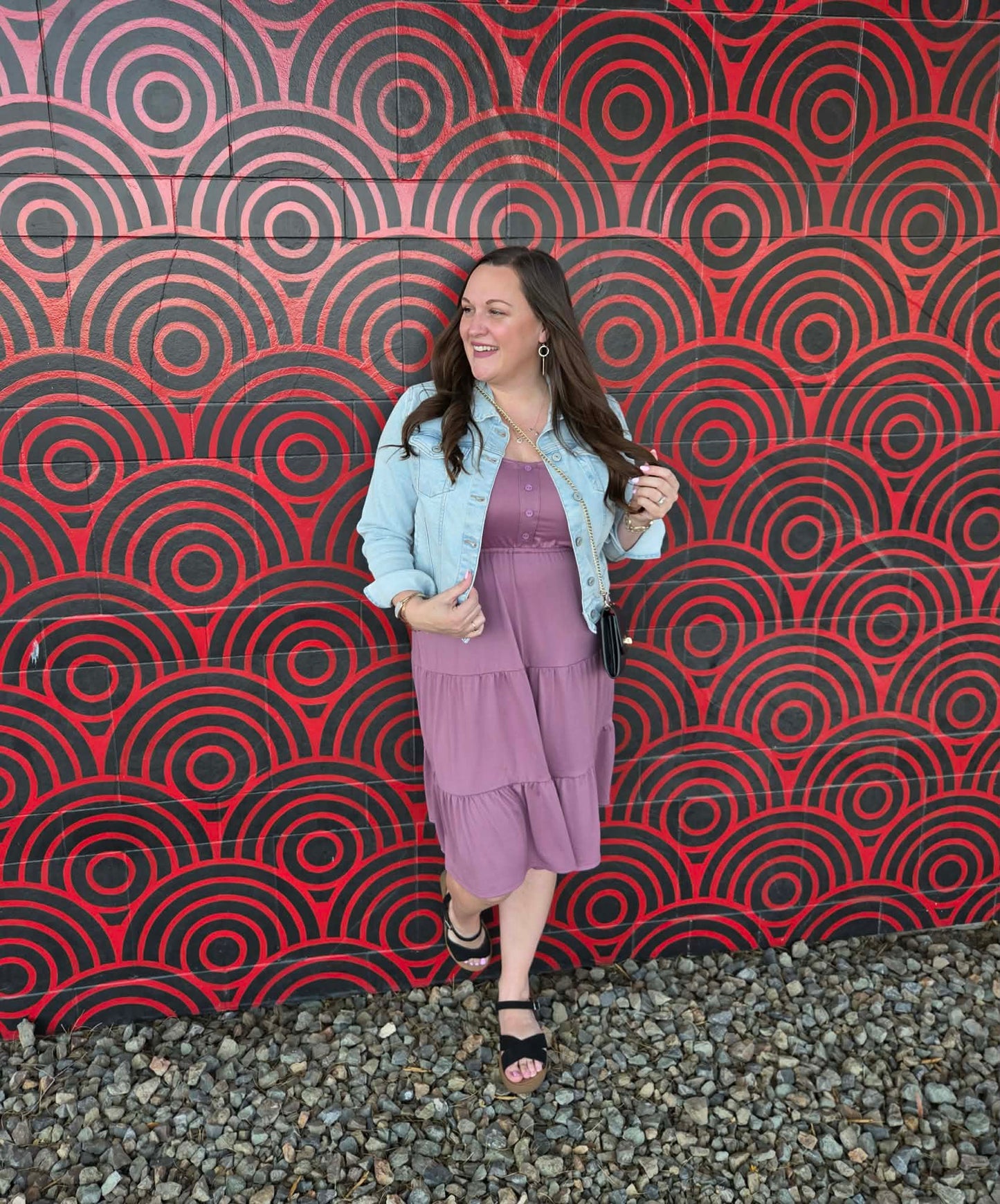 LuLaRoe Amanda Dress – Solid Dusty Mauve