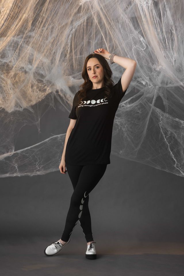 LuLaRoe Halloween 2025 - Rivkah Top - Going Through A Moon Phase