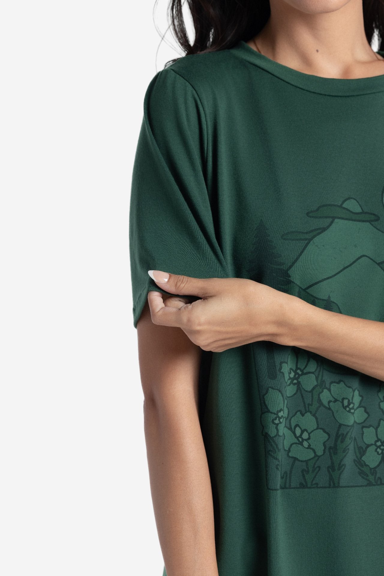 LuLaRoe Rivkah Top - Evergreen Summit Escape