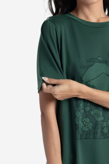 LuLaRoe Rivkah Top - Evergreen Summit Escape
