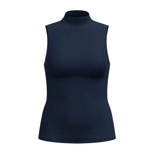 LuLaRoe Ramona Mock Neck Tank – Solid Navy Blue product view