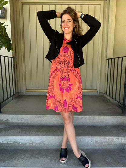 LuLaRoe LuLaRoe Celia Dress - Tropical Sunset Bloom 