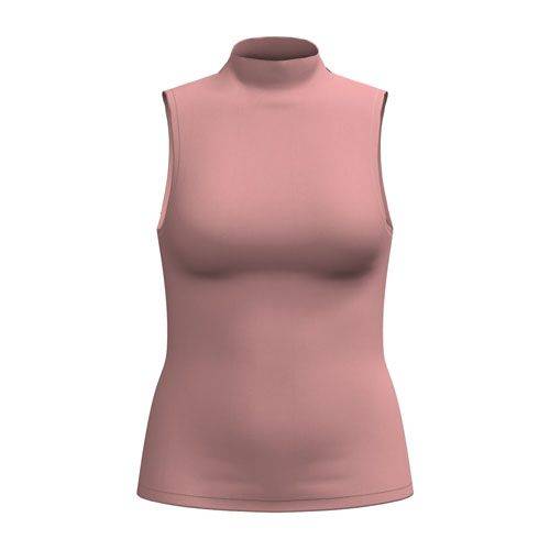 LuLaRoe Ramona Mock Neck Tank – Solid Blush Pink product view