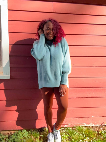 LuLaRoe WarmTech fleece-lined leggings solid warm chocolate brown - detail and lifestyle view 6